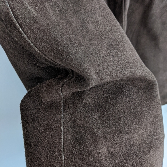 Vintage brown suede skirt - Picture 5 of 5